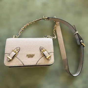 GUESS 크로스 바디 백 베이지