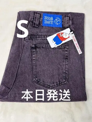 BIG BOY 퍼플 스트레이트 데님 팬츠 S