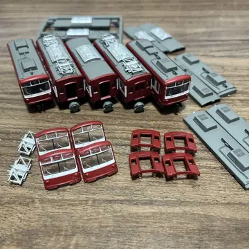 [익명 배송] b 기차 쇼티 게이큐 800형 구 페인팅 5량 세트