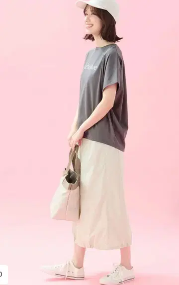 새상품 애니팜 any FAM 25 SS 발수 나일론 베이커 스커트