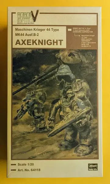 하세가와 로봇 배틀 V 44형 중갑 전투 의류 MK44B-2 악스 나이트