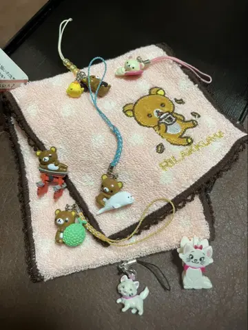 리락쿠마 스트랩 5개 세트