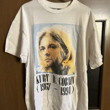 Kurt D. Cobain 티셔츠 LARGE 100% 코튼