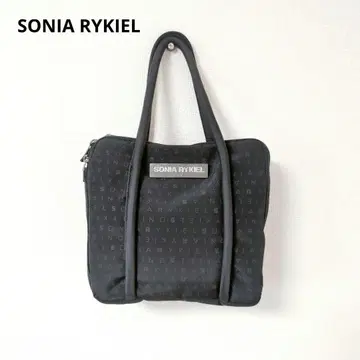 SONIA RYKIEL 블랙 핸드백 소니아 리키엘 나일론 블랙
