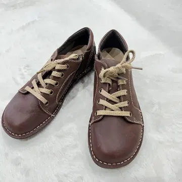 리걸 워커 가죽 스니커즈 사이드 지퍼 24cm EEE 신발