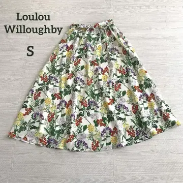 Loulou Willoughby 꽃무늬 스커트 플레어