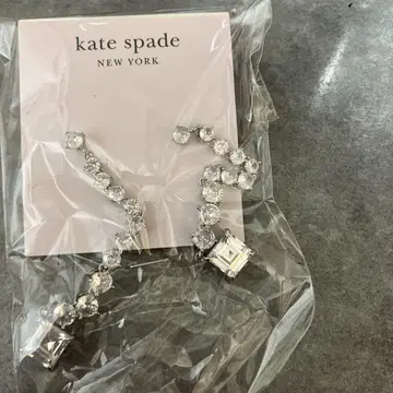kate spade 실버 크리스탈 귀걸이