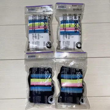 훼미리마트 훼미리 양말 라인 양말 봄 색상 22-25cm