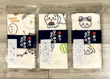 치이카와 (먼작귀) 타월 손수건 3종 세트
