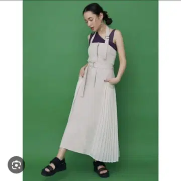 MURUA 홀터넥 코르셋 원피스