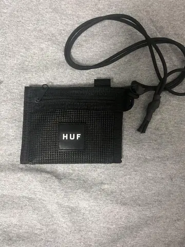 HUF 하프 ASHBURY WALLET 지갑 파우치 블랙 스트랩