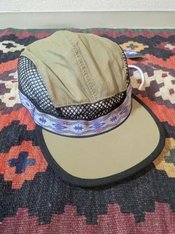 카키색 메쉬 워크 캡 L 사이즈 kavu