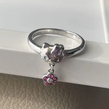 HELLO KITTY 실버 반지
