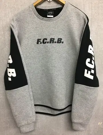 F.C.R.B. 쓰리 브로고 크루넥 테크 플리스 맨투맨 L