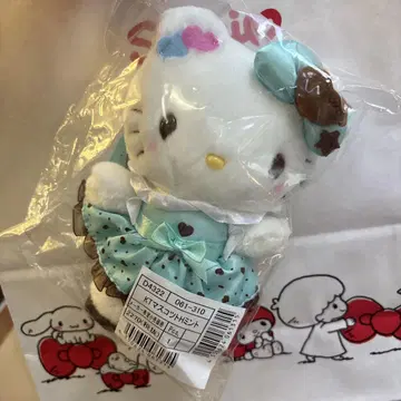 헬로키티 초코 민트 마스코트