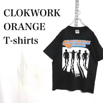 시계 채비 오렌지 CLOCKWORK ORANGE 컬트 티셔츠 L