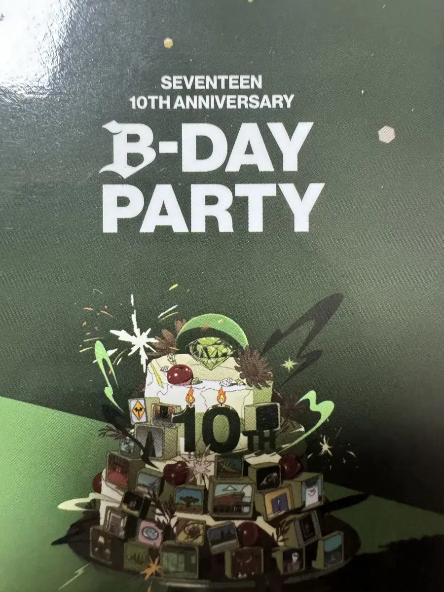 세븐틴 10주년 스탬프 투어 잠수교 쇼케이스 포토카드