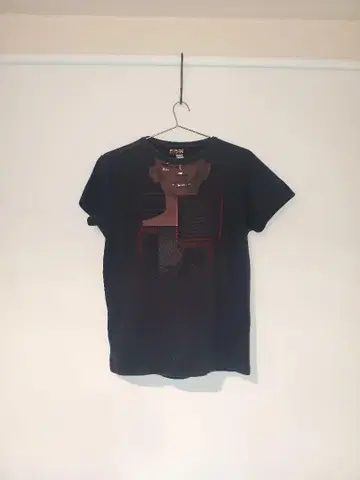 jean paul gaultier JPG 반팔 티셔츠 컷소 블랙