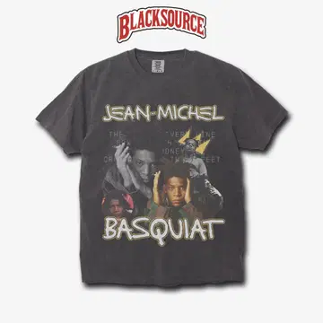BASQUIAT BOOTLEG RAP TEE 아티스트 티셔츠