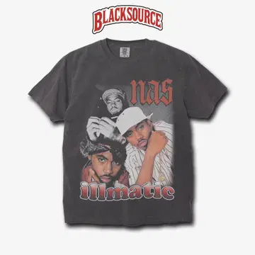 NAS BOOTLEG RAP TEE 아티스트 티셔츠