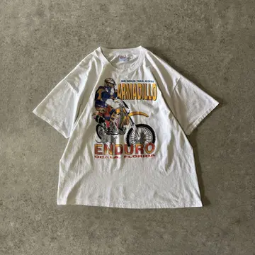 Hanes 헤인즈 90s 바이크 레이스 USA제 싱글