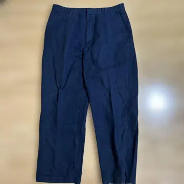 J.CREW 린넨 코튼 팬츠 스트레이트 팬츠 90s w34l30