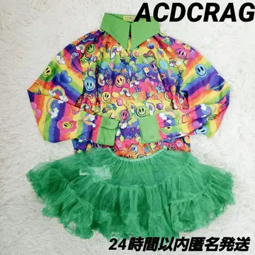 새상품 ACDCRAG 레인보우 셔츠 튤 파니에 2개 세트 묶음 판매