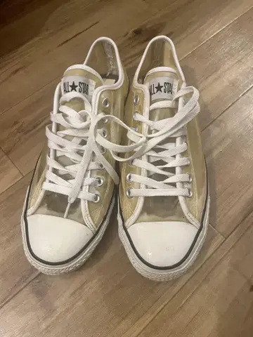 CONVERSE ALL STAR 클리어 스니커즈 스켈레톤