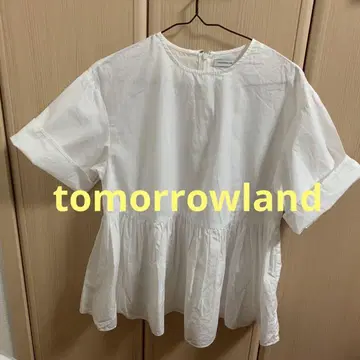 tomorrowland 투모로우랜드 페플럼 상의 화이트 36