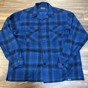 PENDLETON 옴브레 체크 셔츠 보드 셔츠 M