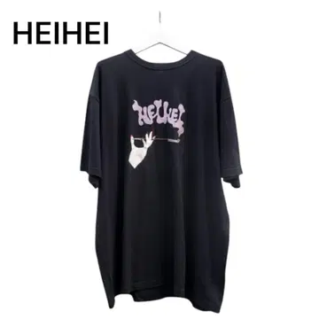 HEIHEI 헤이헤이 XXXL 자수 빅 티셔츠 티셔츠