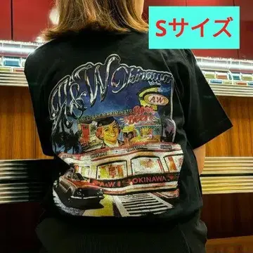A&W 티셔츠 S 사이즈 마키미나토점 한정판 MAKIMINATO TEE