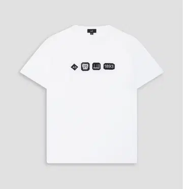 신상품 던힐 dunhill 화이트 티셔츠 티셔츠 홀마크