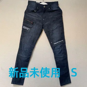 아이즈 프론티어 작업옷 S 사이즈 스트레치 데님 팬츠 다크 데님