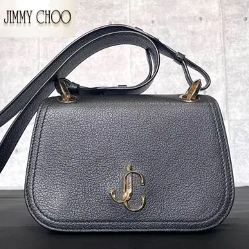 미사용급 JIMMY CHOO VARENNE/S BLACK 숄더백