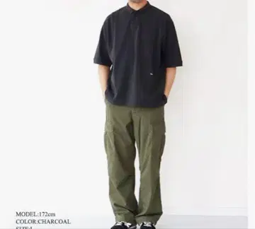 짐플렉스 스탠드 카라 피케 셔츠