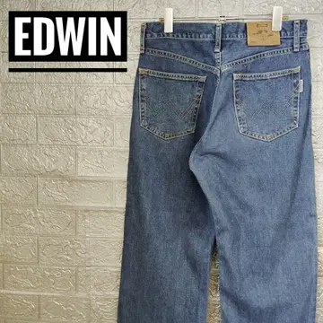 에드윈 EDWIN 빈티지 구제 의류 데님 팬츠 W30 와이드 청바지