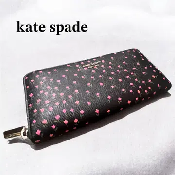 컨디션 최상 kate spade 케이트 스페이드 장지갑 블랙 라운드 지퍼