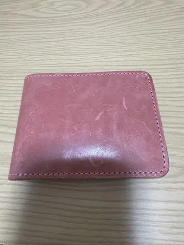 연두색 두겹 지갑