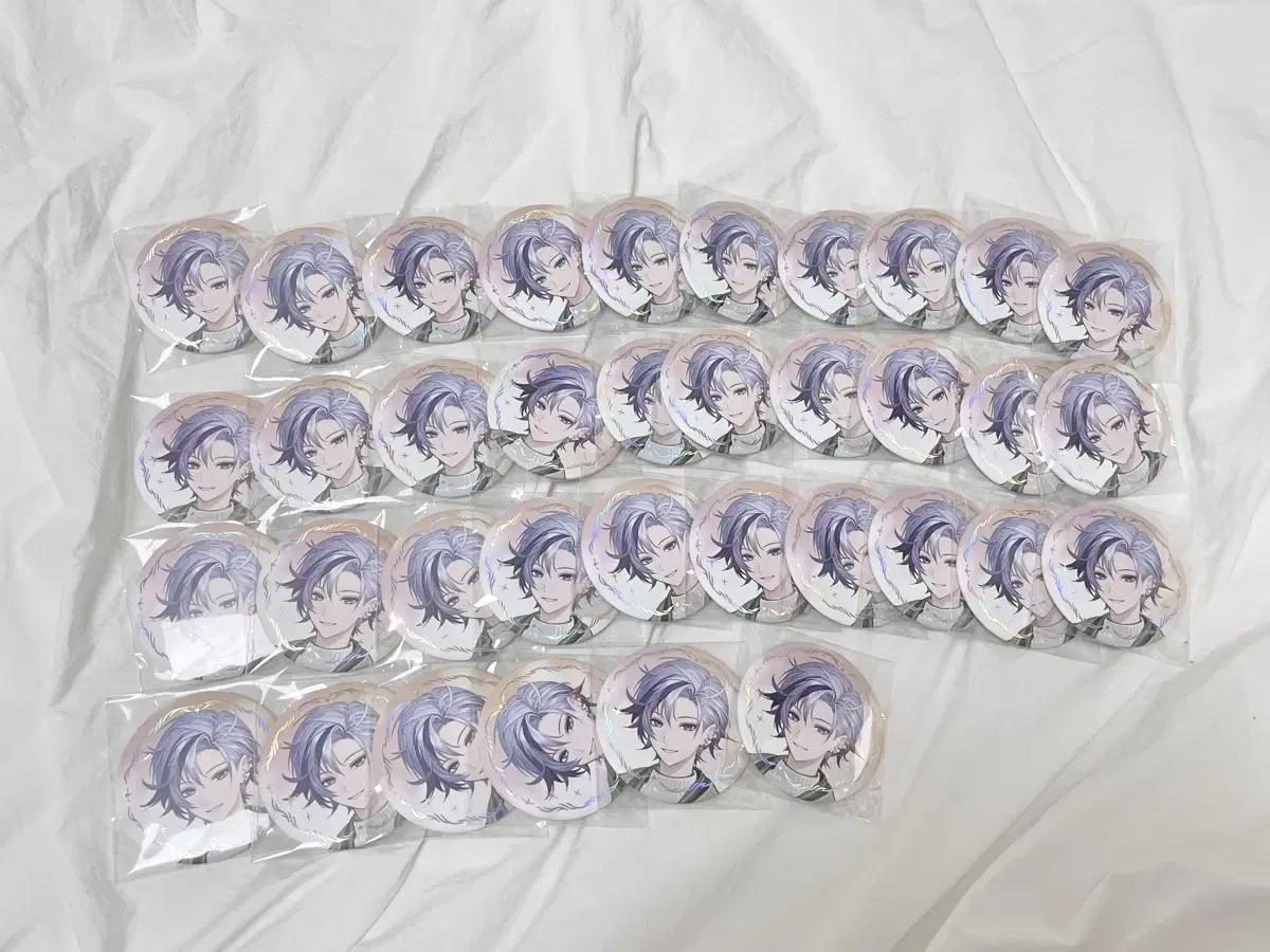 Fuwa Minato Nijisanji 7th Anniversary Art of Nijisanji Can Badge wts