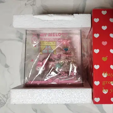 마이멜로디 디오라마 박스 트리 산리오 크리스마스 헤이세이 레트로