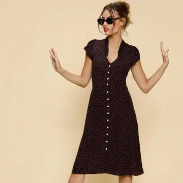 Rouje Paris 원피스 도트 무늬