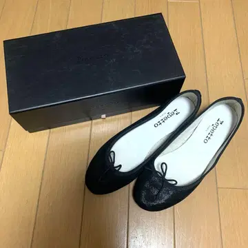 레페토 블랙 발레 슈즈 박스 포함