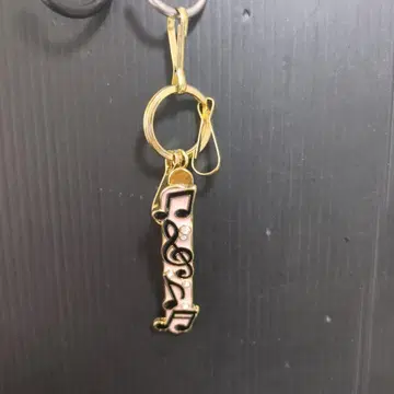 새상품급 백 키링 클립 음표 키링