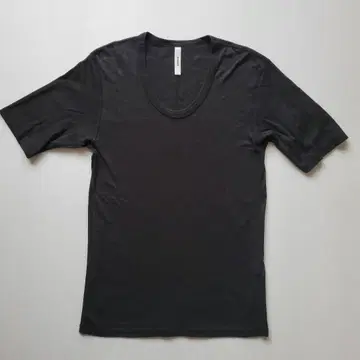 어태치먼트 ATTACHMENT 실키 플라이 U넥 5부 소매 일본제