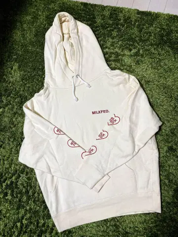MILKFED. 아이보리 후드티