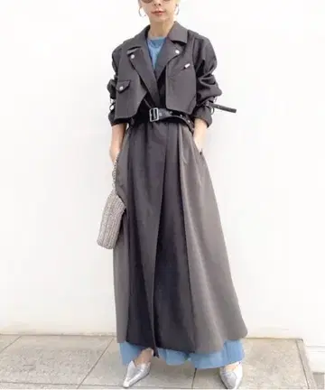 기장 125cm 컨디션 최상 AMERI 라이더 코트