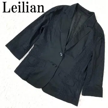 Leilian 레리안 셔츠 자켓 블랙 7 B499