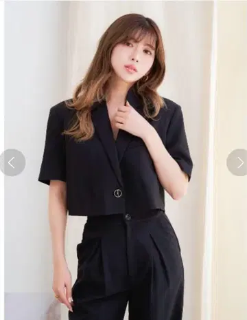 Darich 다리치 숏 자켓 블랙 프리 사이즈 크롭