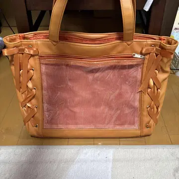 WEGO 이타백 오렌지 S 사이즈 이타백 토트백 덕질 백